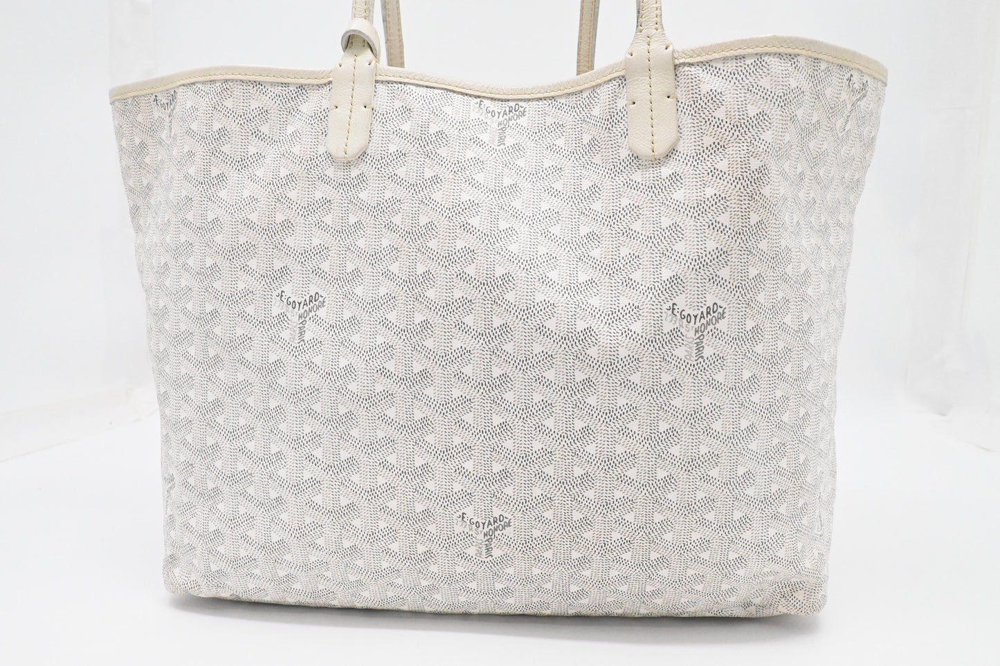 Goyard Saint Louis PM in White Goyardine Canvas