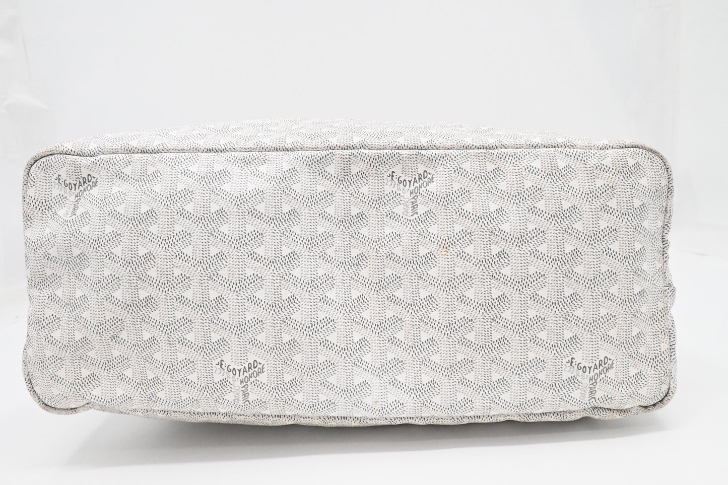 Goyard Saint Louis PM in White Goyardine Canvas