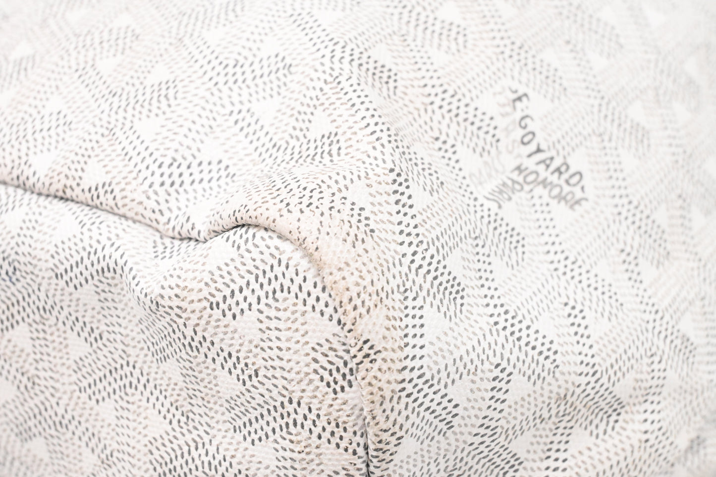 Goyard Saint Louis PM in White Goyardine Canvas