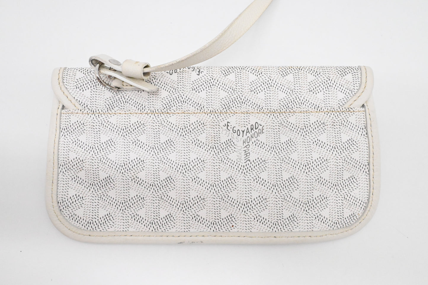 Goyard Saint Louis PM in White Goyardine Canvas