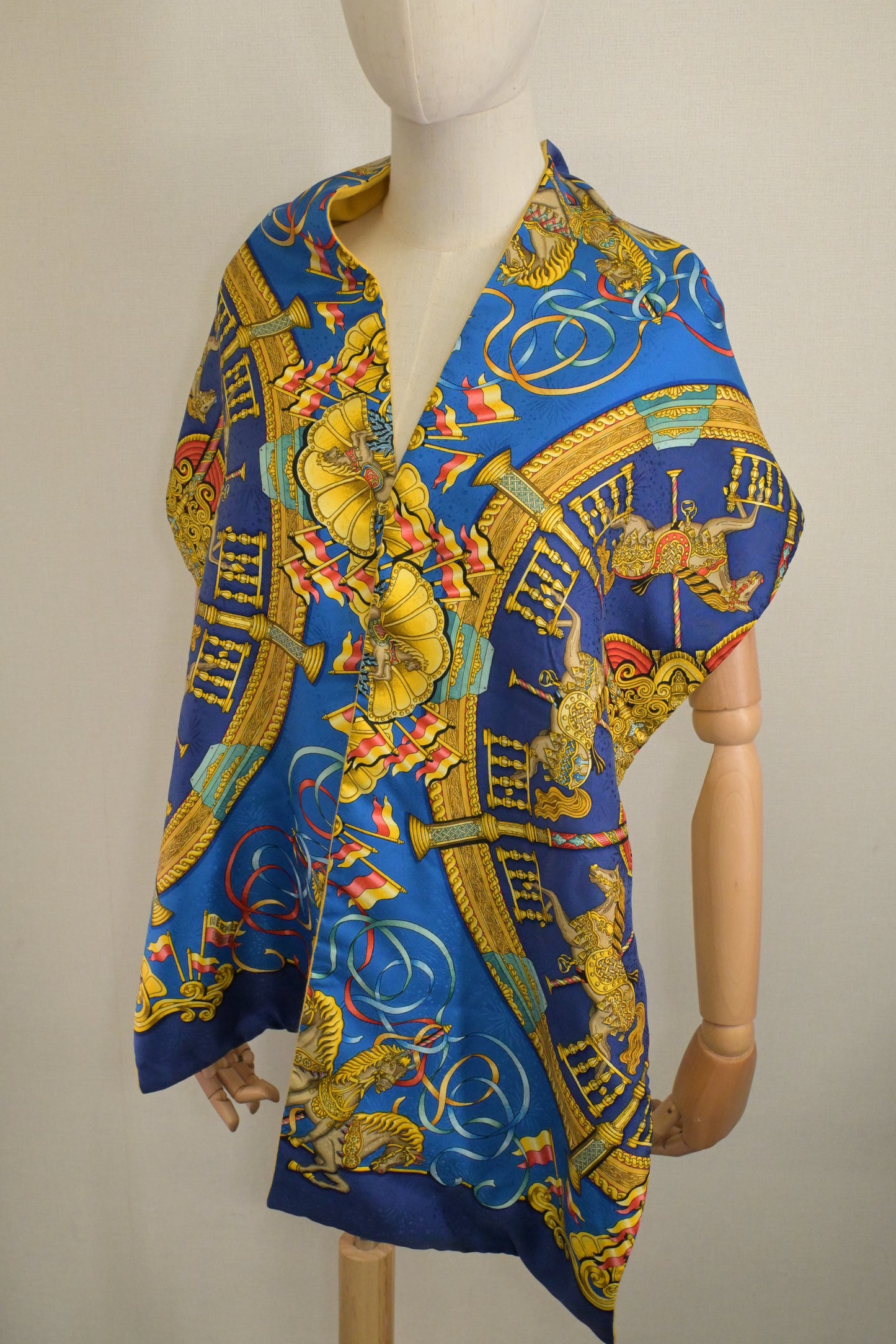 Hermes Luna Park in Silk and Angora