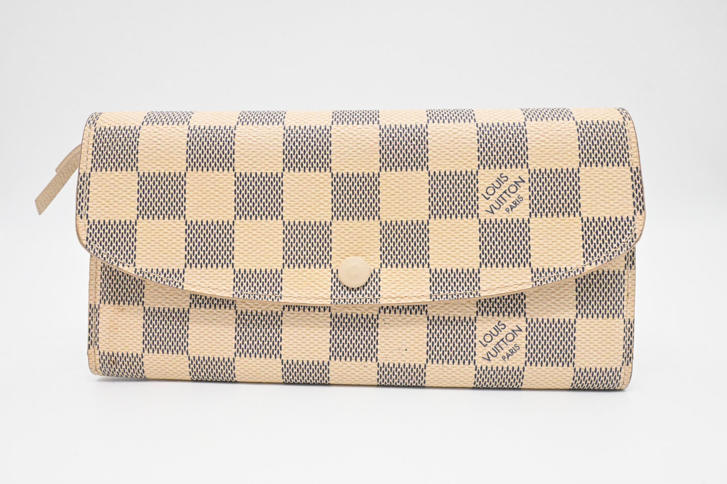 Louis Vuitton Emilie Wallet in Damier Azur Canvas