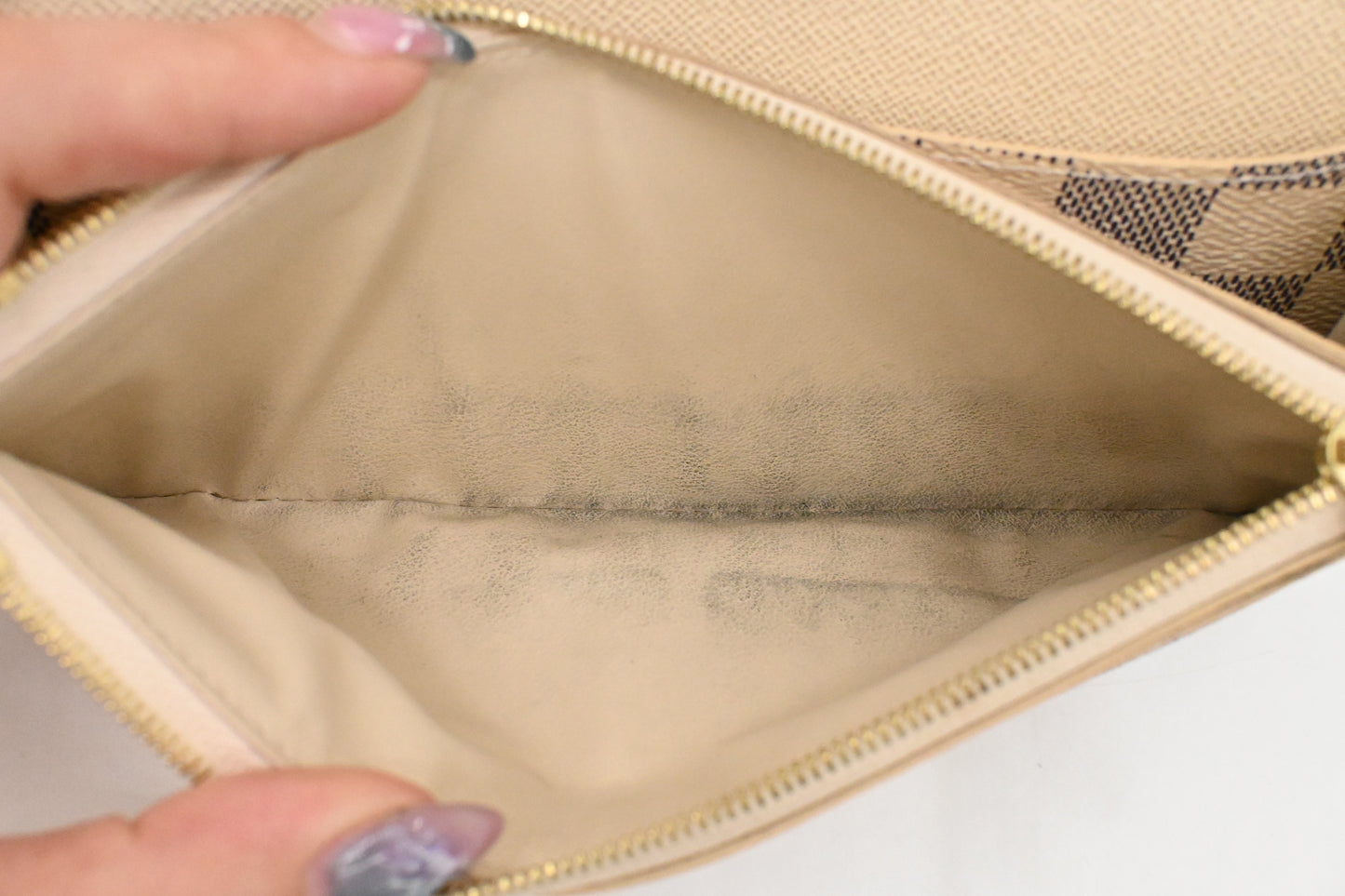 Louis Vuitton Emilie Wallet in Damier Azur Canvas