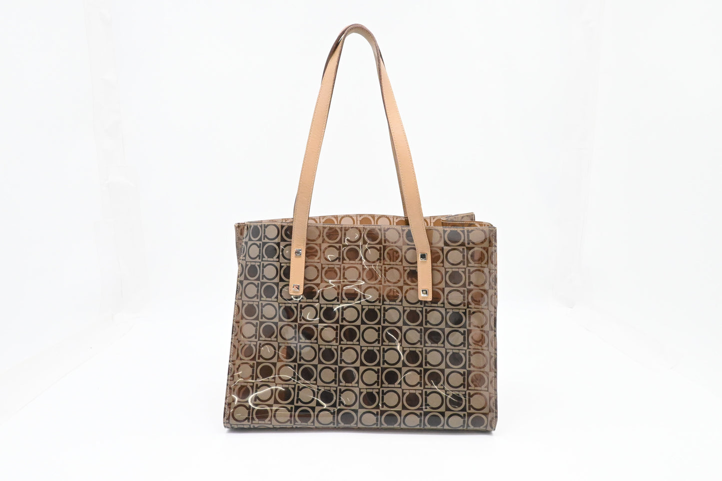 Ferragamo Tote Bag in Vinyl Canvas
