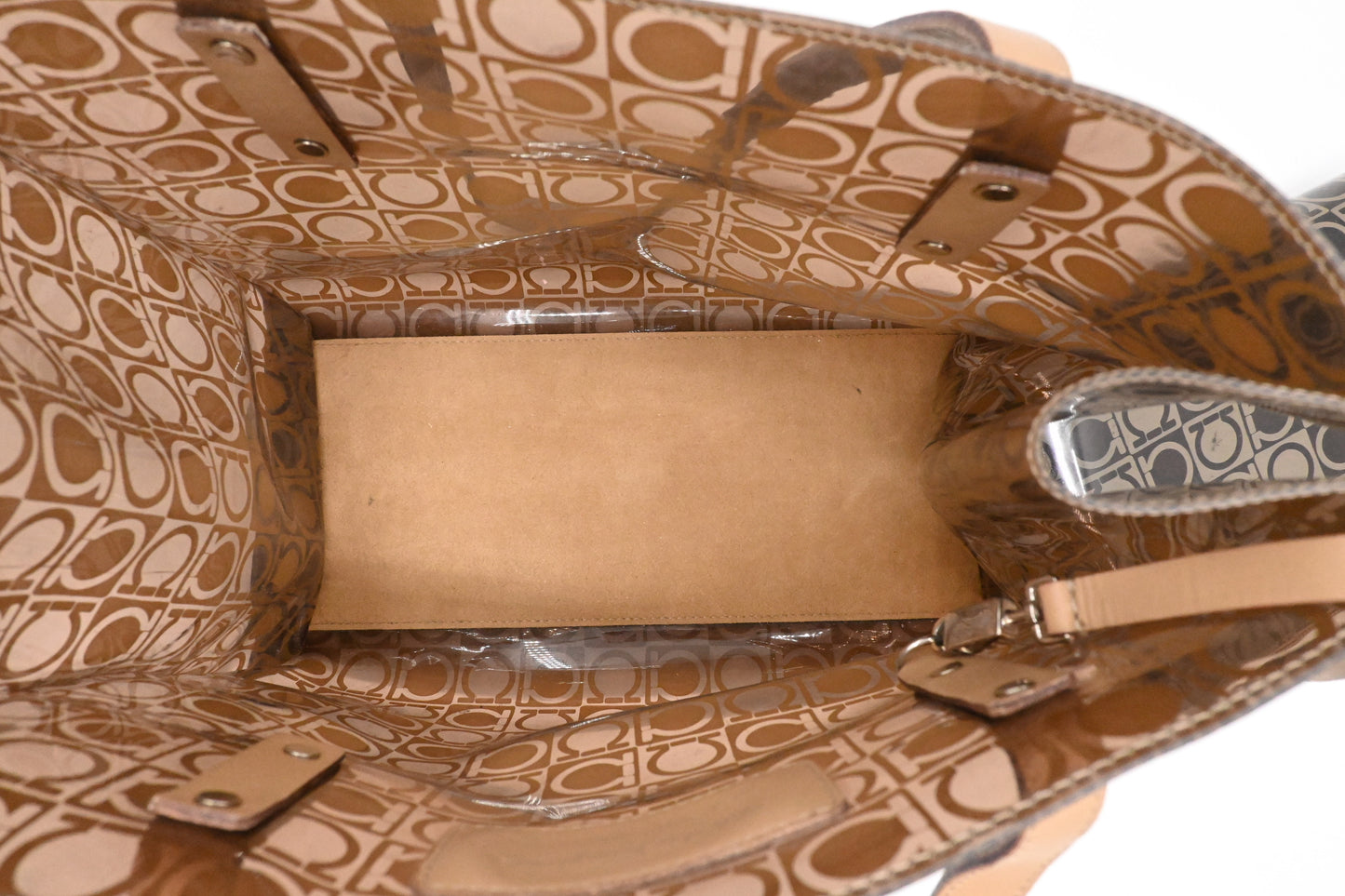 Ferragamo Tote Bag in Vinyl Canvas