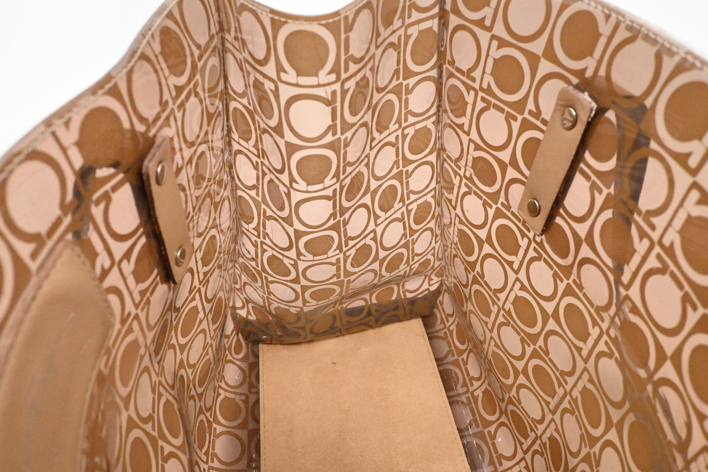 Ferragamo Tote Bag in Vinyl Canvas