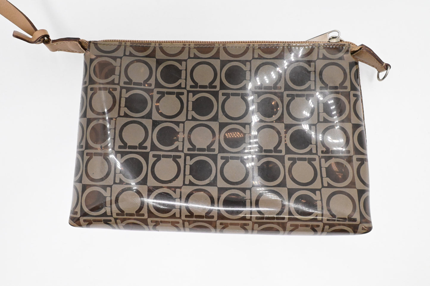 Ferragamo Tote Bag in Vinyl Canvas
