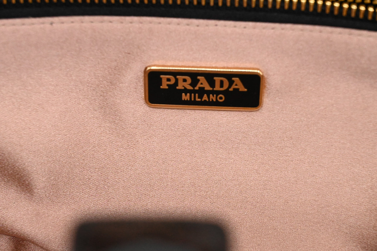 Prada Shoulder Bag in Wicker and Patent Leather