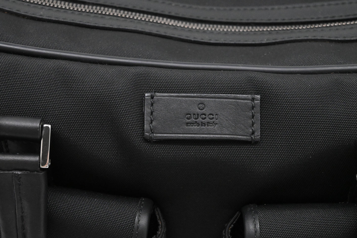 Gucci Travel Bag in Black Canvas