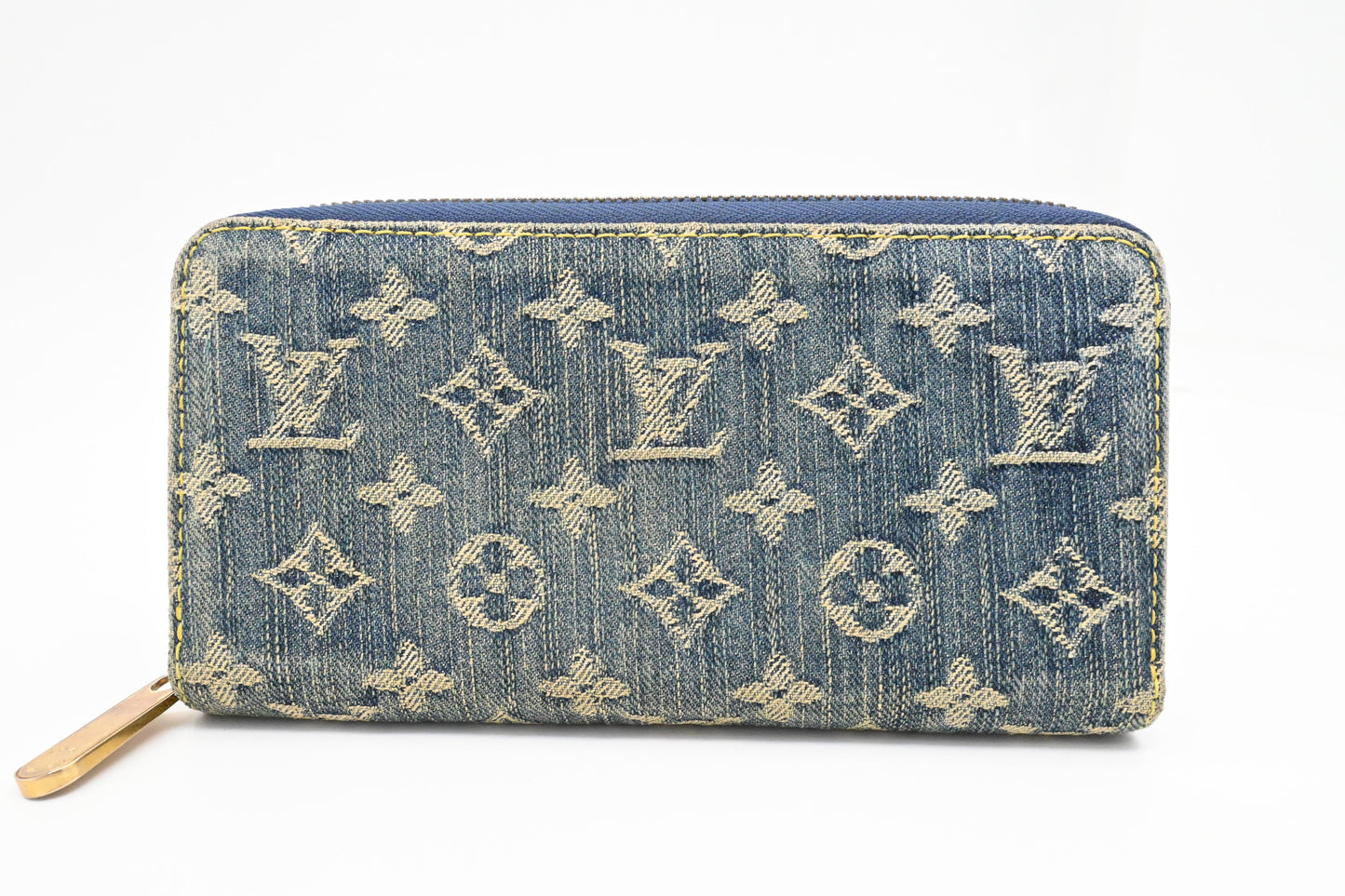 Louis Vuitton Long Zippy Wallet in Monogram Denim