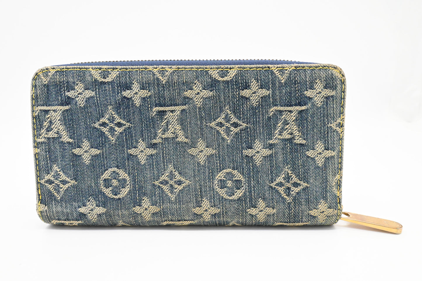 Louis Vuitton Long Zippy Wallet in Monogram Denim