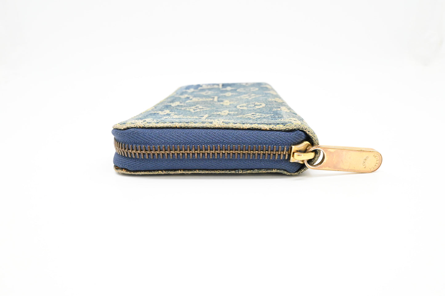 Louis Vuitton Long Zippy Wallet in Monogram Denim