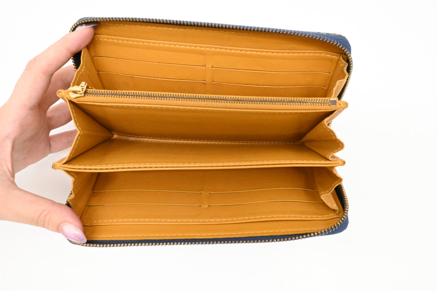 Louis Vuitton Long Zippy Wallet in Monogram Denim