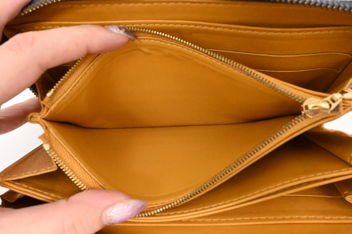 Louis Vuitton Long Zippy Wallet in Monogram Denim