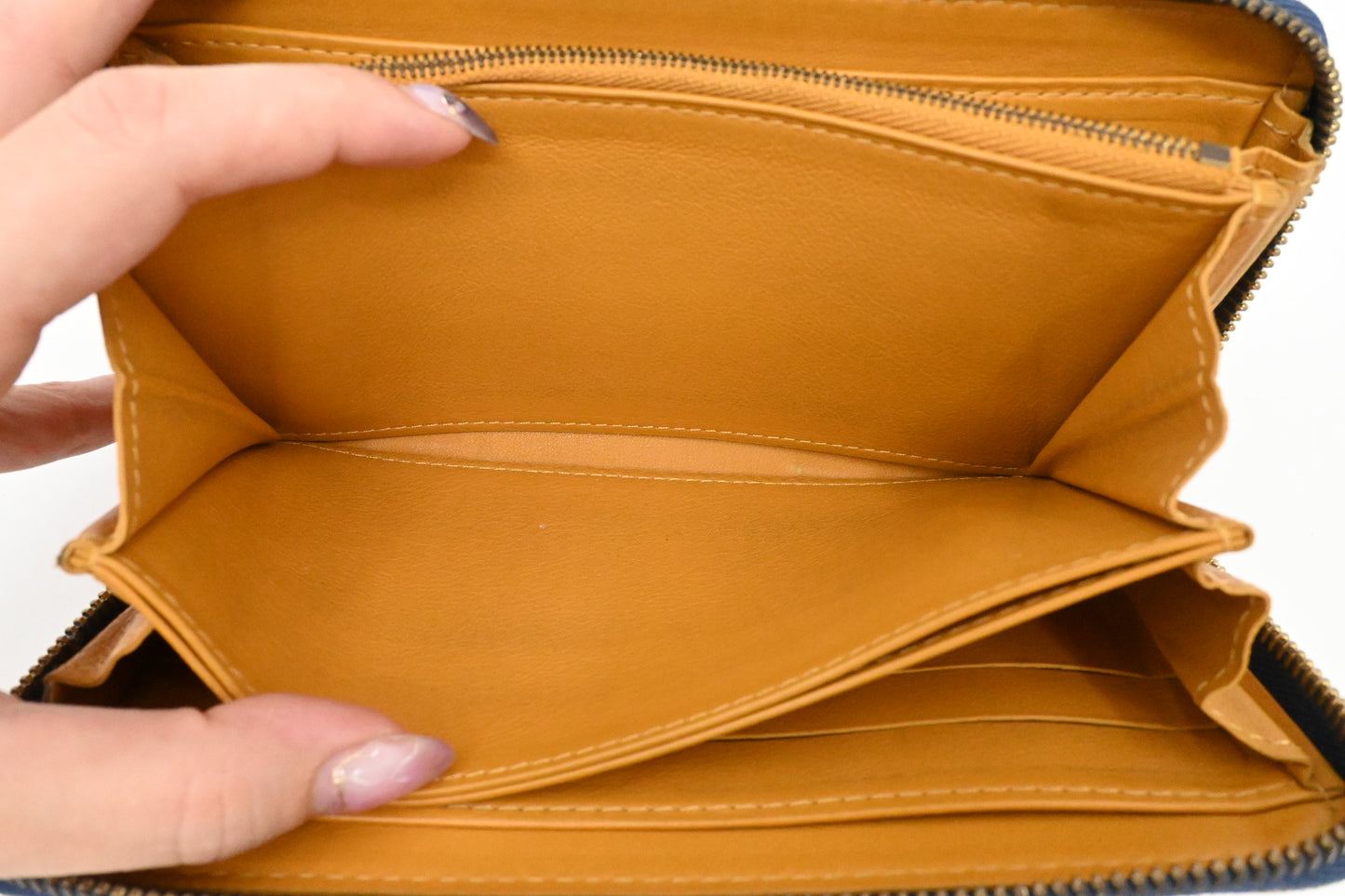 Louis Vuitton Long Zippy Wallet in Monogram Denim