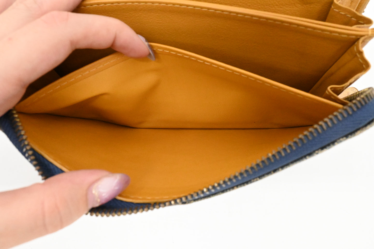 Louis Vuitton Long Zippy Wallet in Monogram Denim