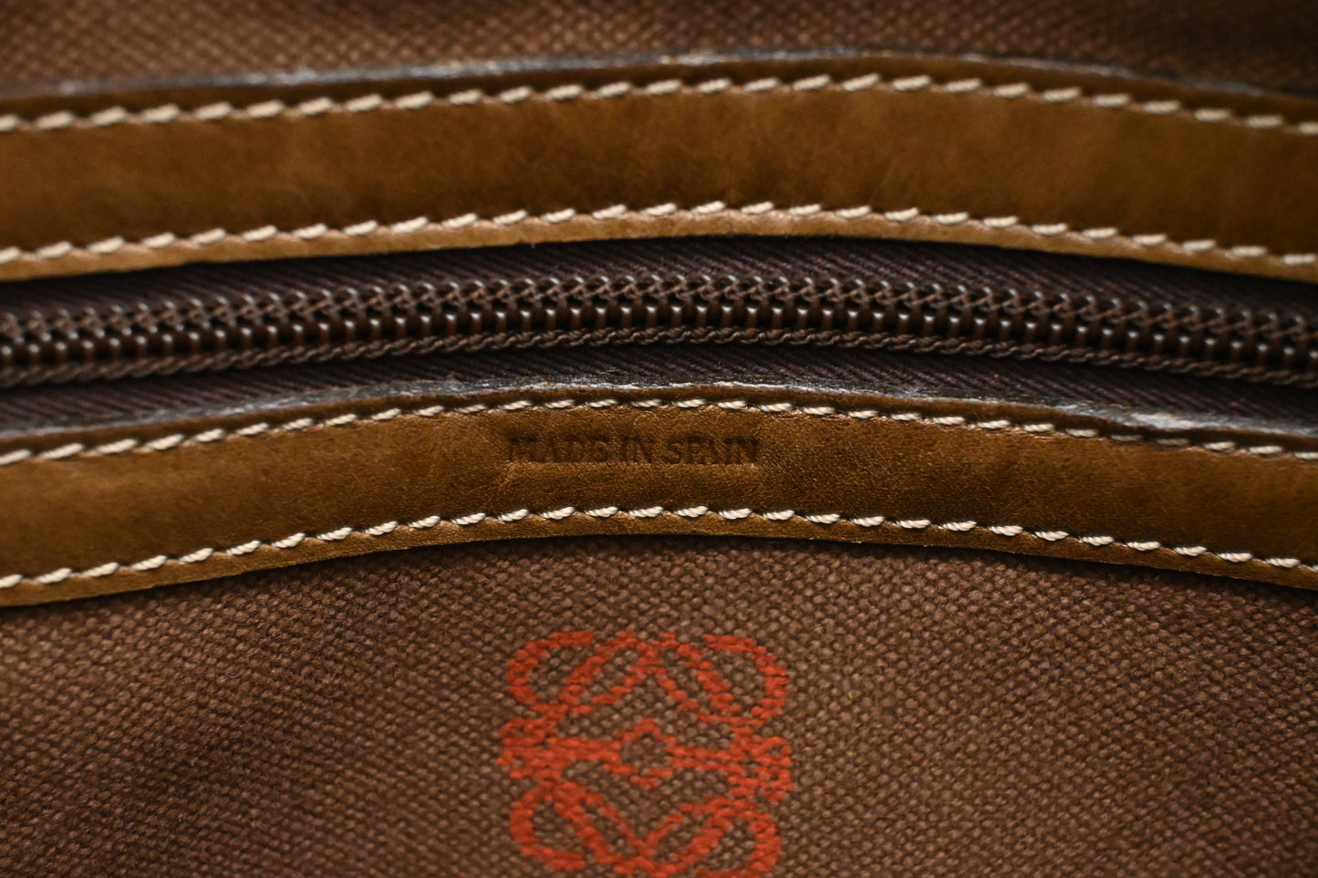 Loewe Crossbody Bag in Brown Leather