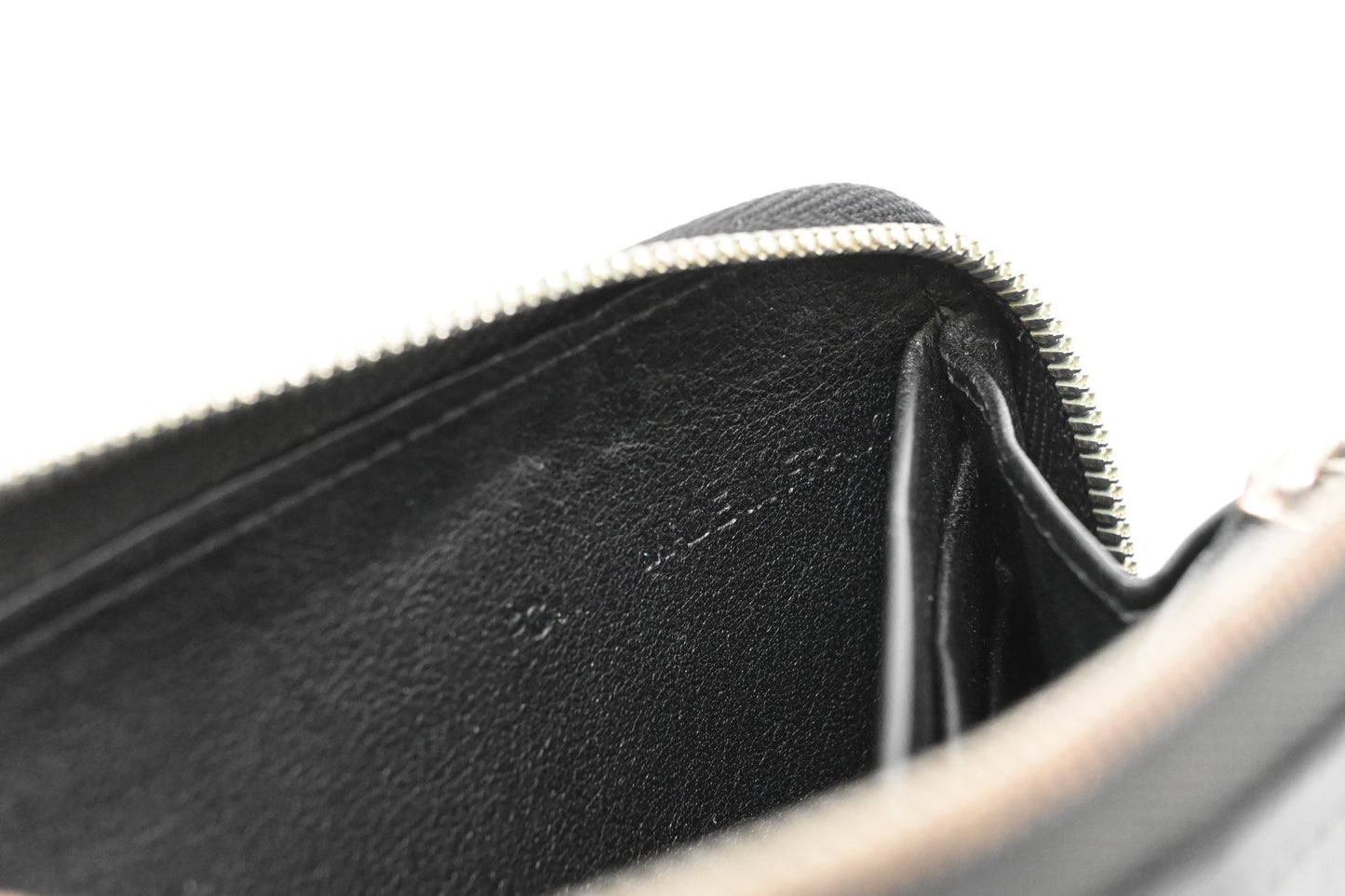 Cartier Zippy Long Wallet in Black Patent Leather