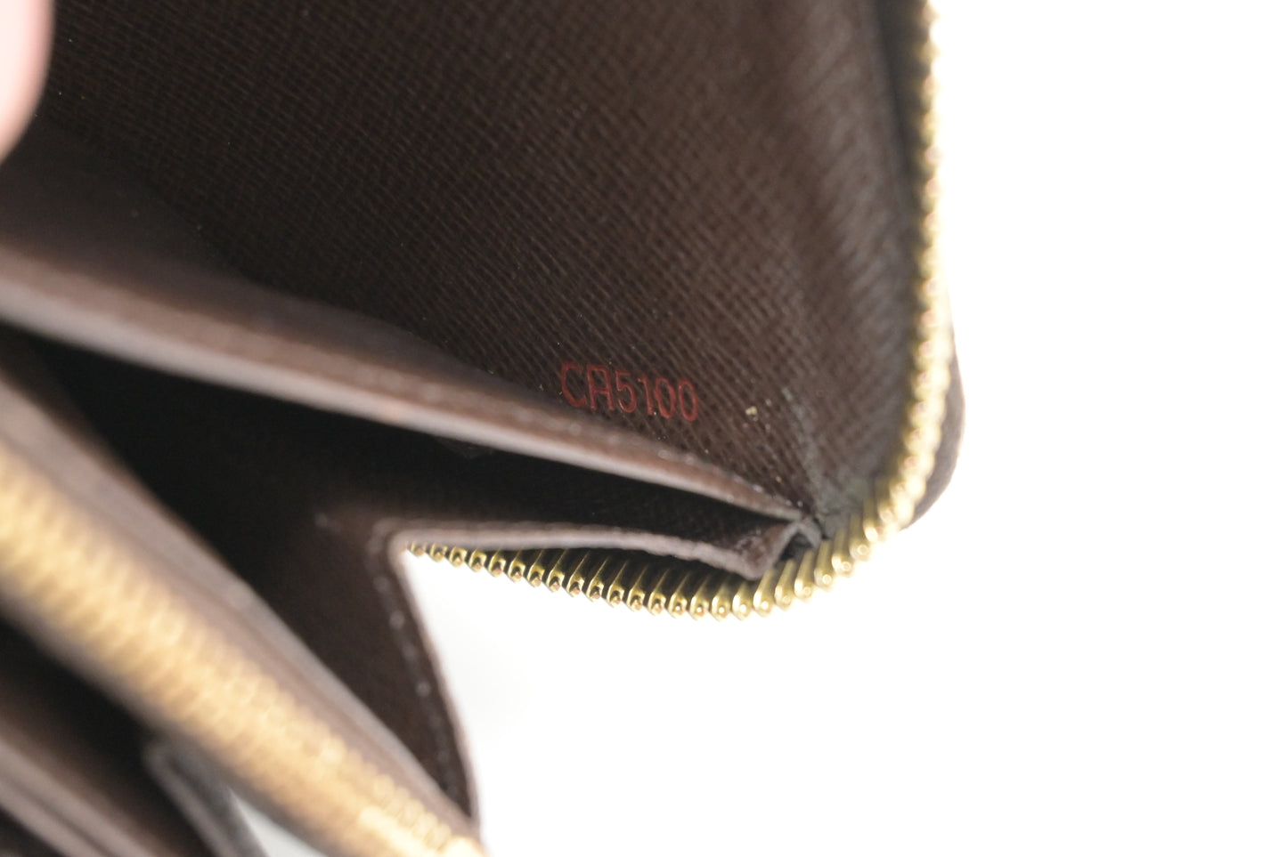 Louis Vuitton Long Zippy Wallet in Damier Ebene Canvas