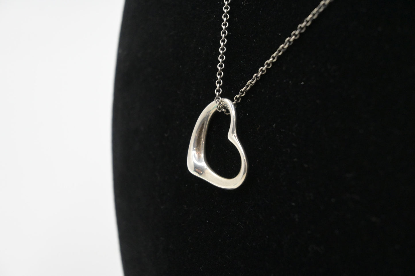 Tiffany & Co. Open Heart Necklace in Sterling Silver
