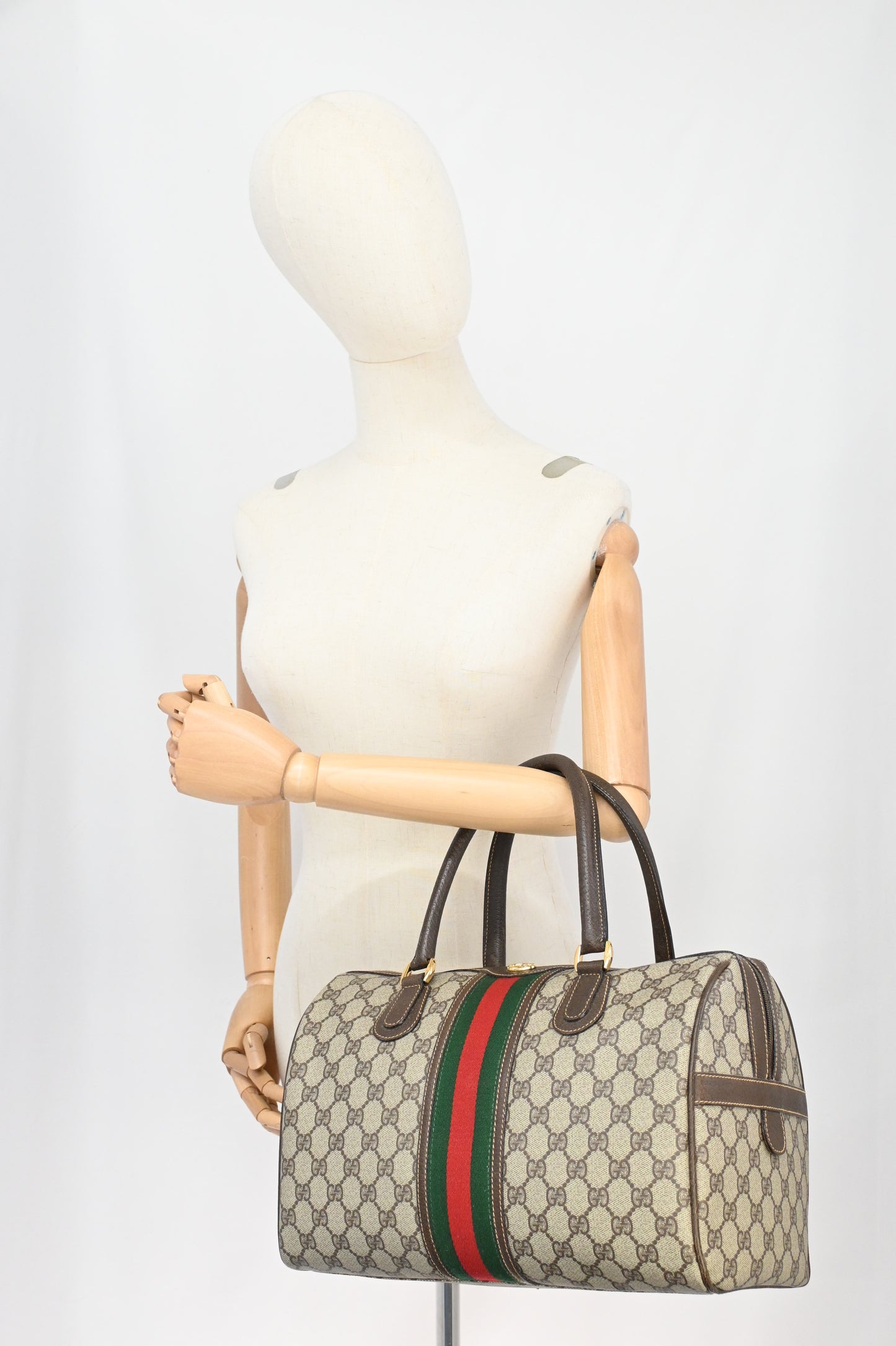 Gucci Boston 35 in GG Supreme Canvas