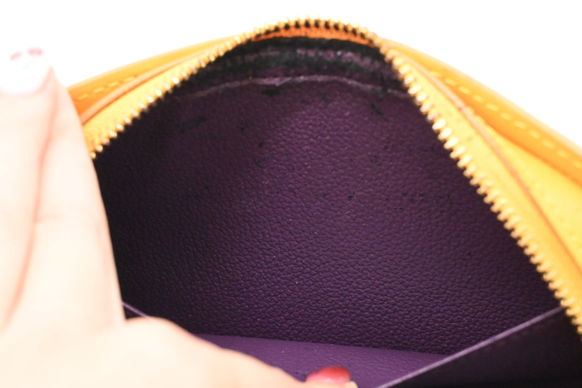 Louis Vuitton Dauphine PM Pouch in Yellow Epi Leather