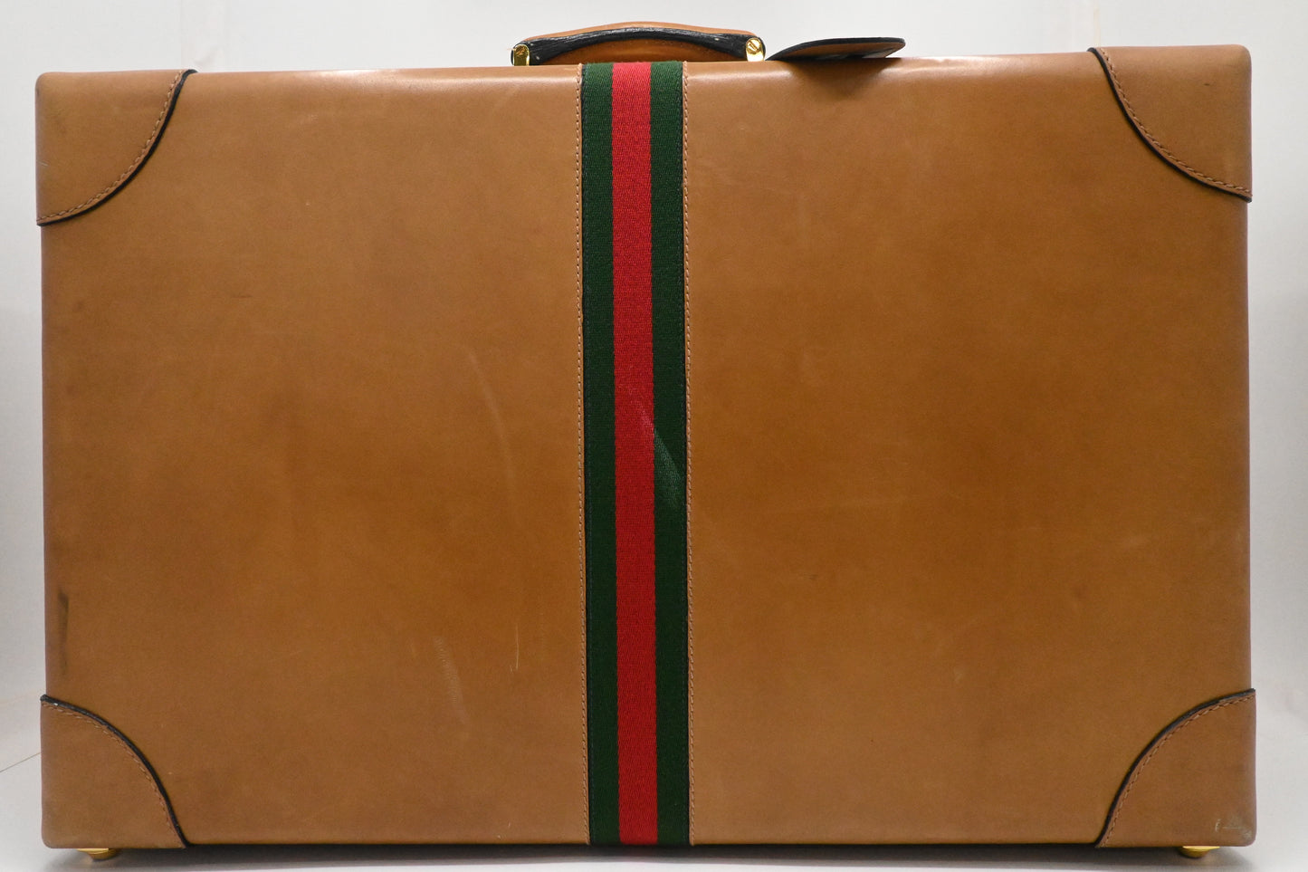 Gucci Suitcase in Tan Leather