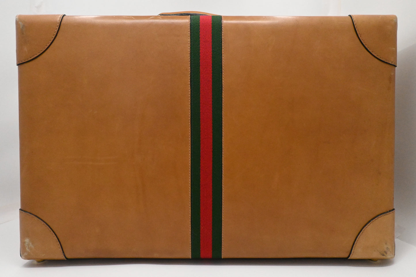 Gucci Suitcase in Tan Leather