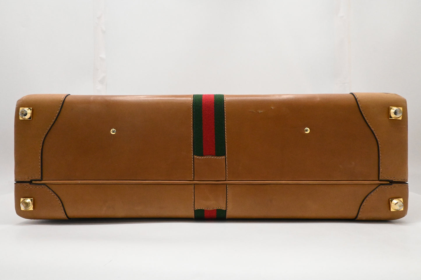 Gucci Suitcase in Tan Leather