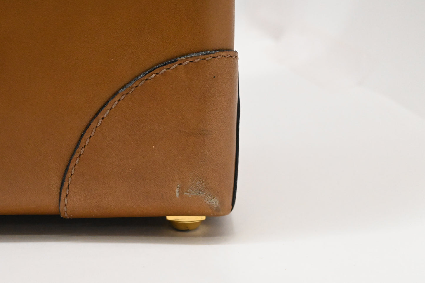 Gucci Suitcase in Tan Leather