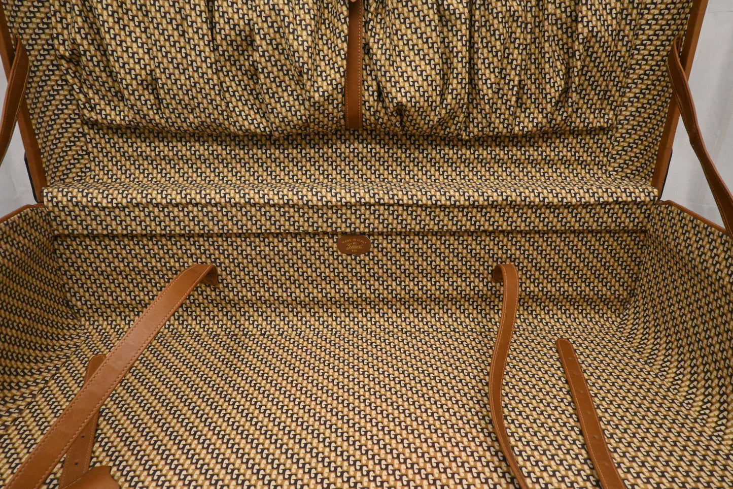 Gucci Suitcase in Tan Leather