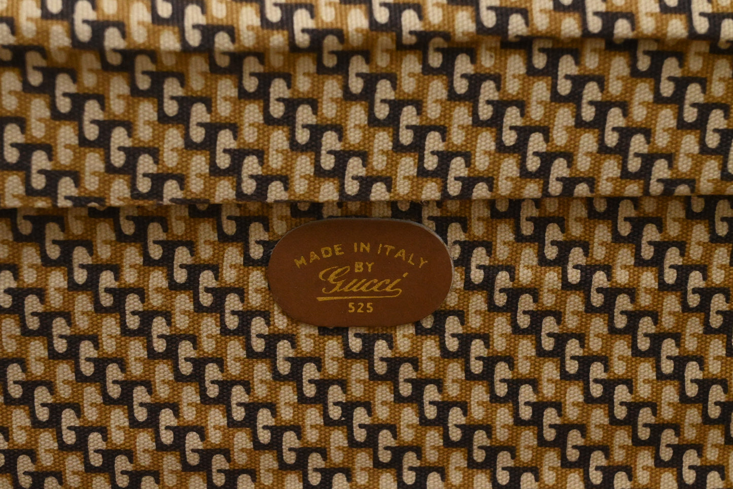 Gucci Suitcase in Tan Leather