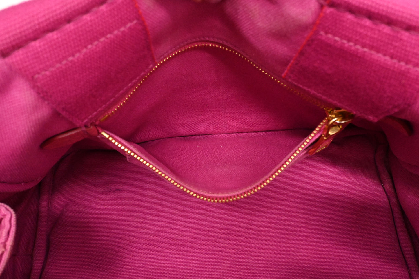 Prada Canapa Tote in Pink Canvas