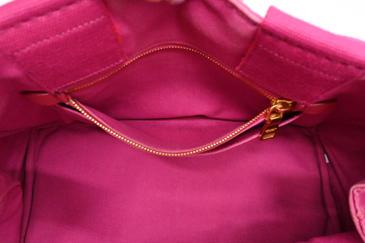 Prada Canapa Tote in Pink Canvas