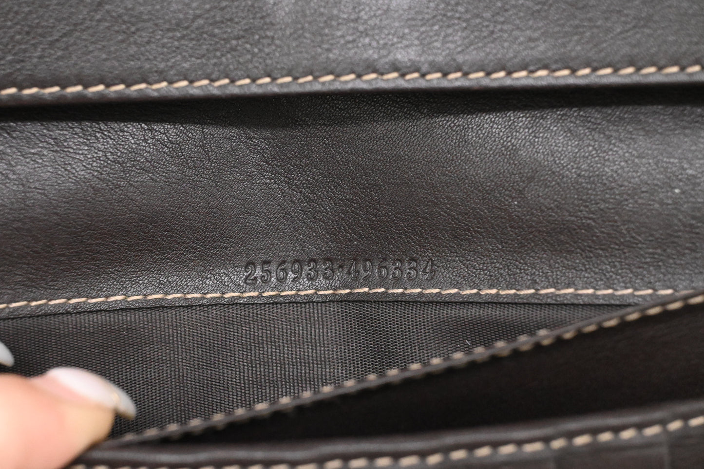 Gucci Long Wallet in Brown Canvas