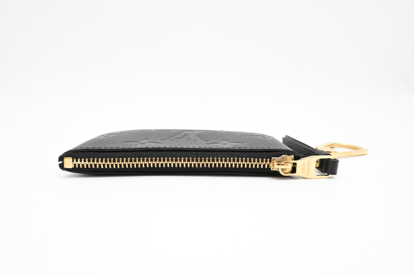 Louis Vuitton Pochette Cles in Black Monogram Empreinte Leather