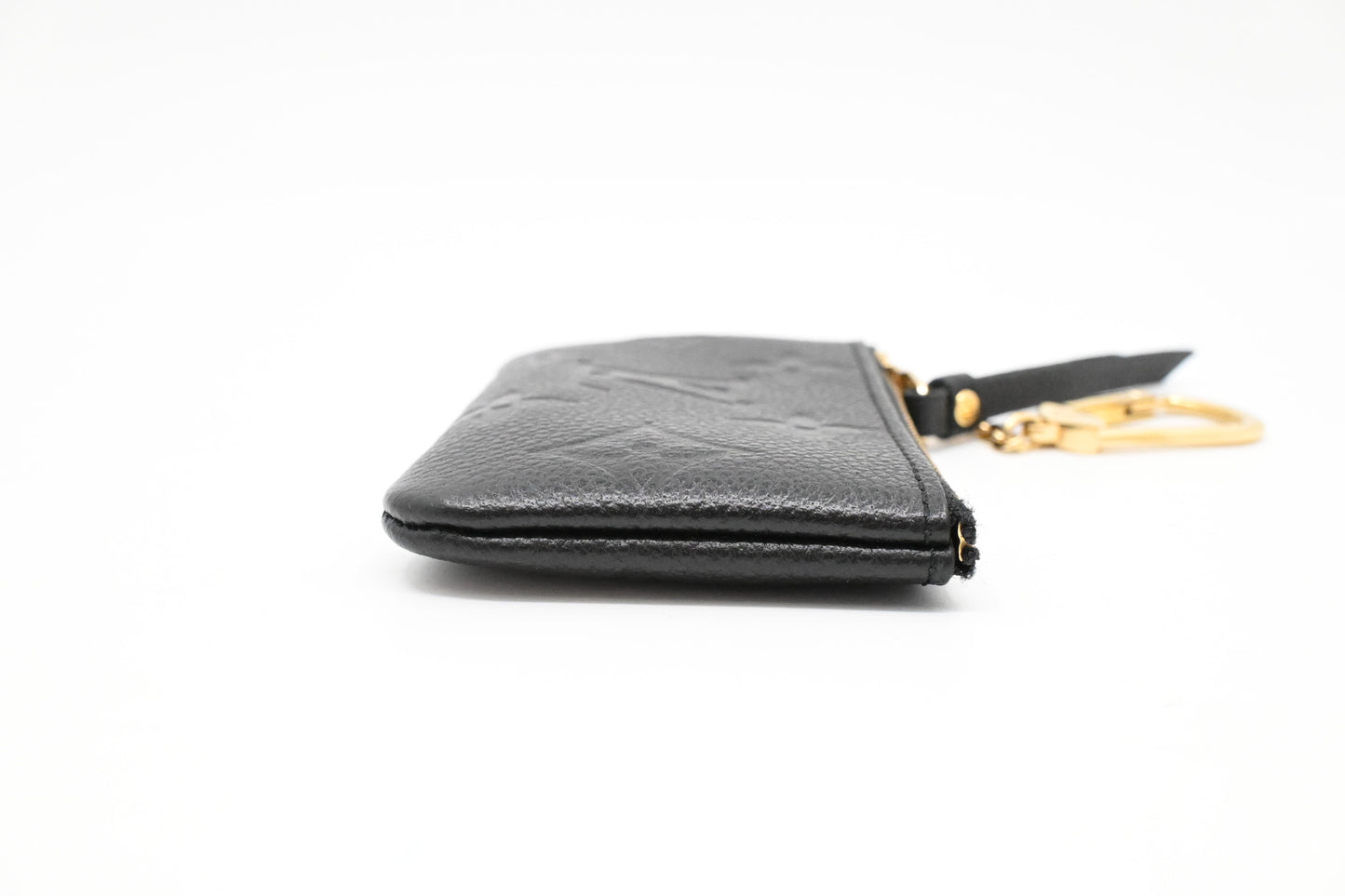 Louis Vuitton Pochette Cles in Black Monogram Empreinte Leather
