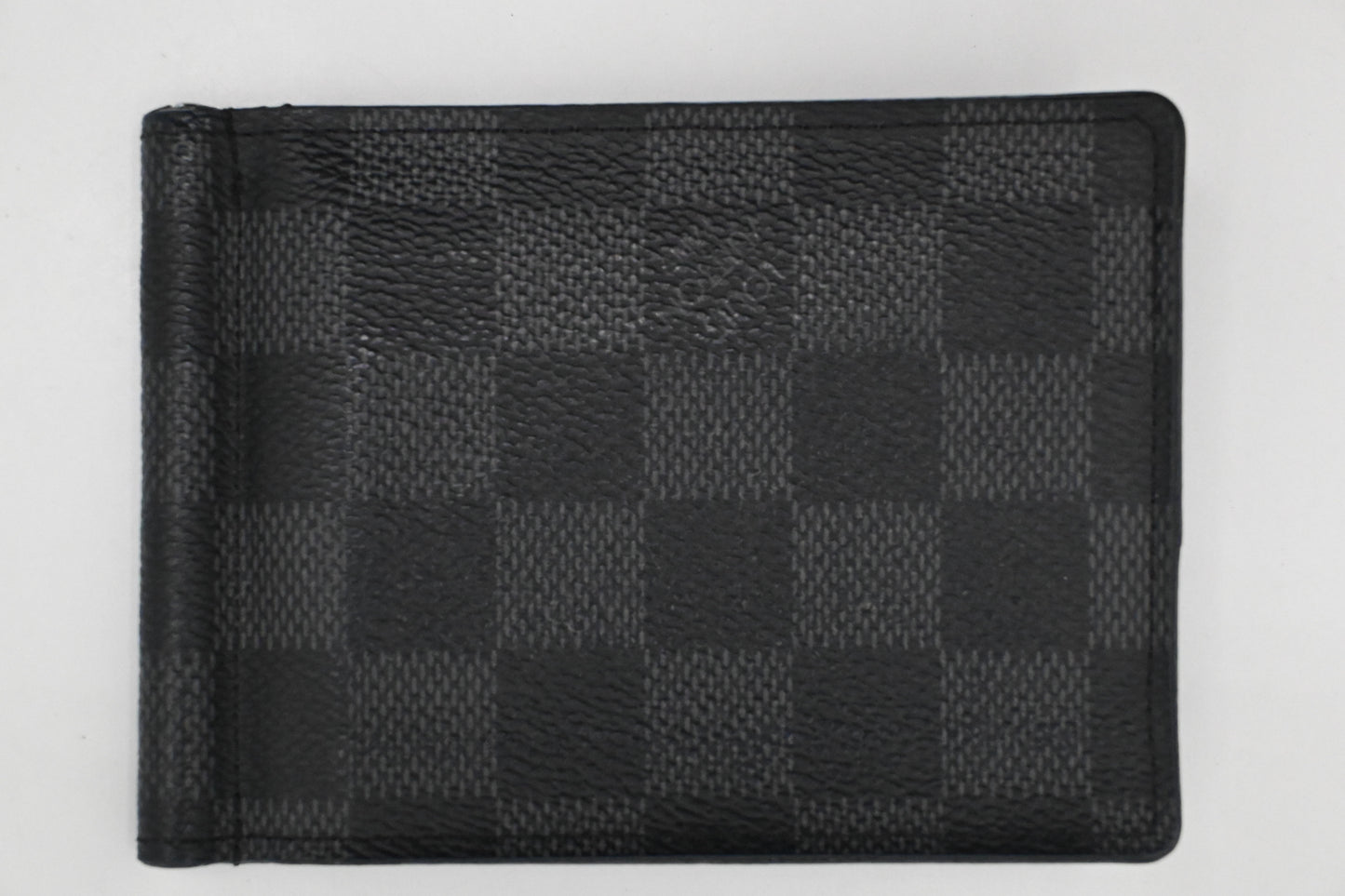 Louis Vuitton Money Clip Wallet in Damier Graphite Canvas