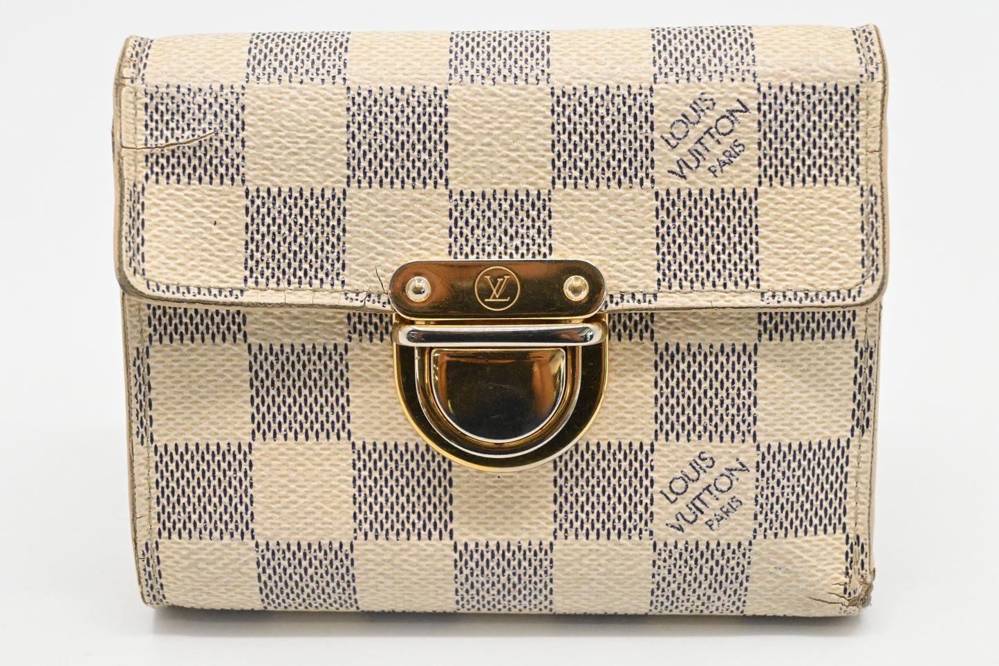 Louis Vuitton Koala Wallet in Damier Azur Canvas