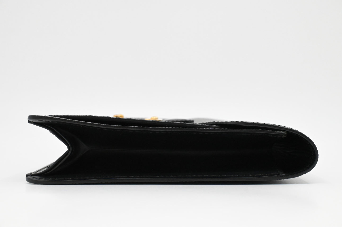 Louis Vuitton Sellier Dragonne in Black Epi Leather