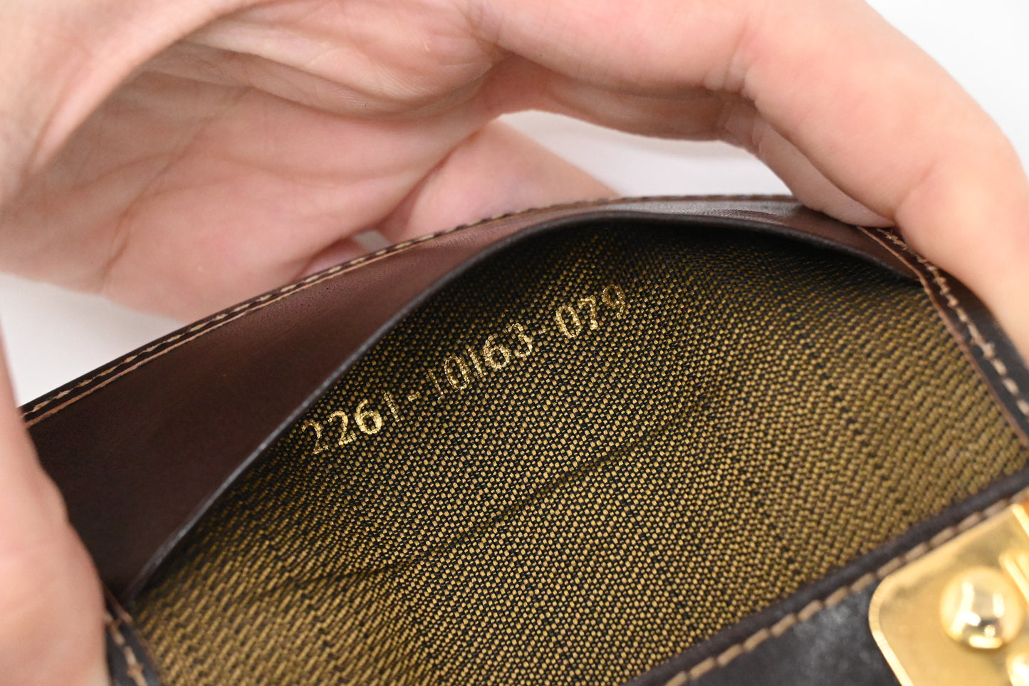 Fendi Key Case 6 in Zucca Canvas