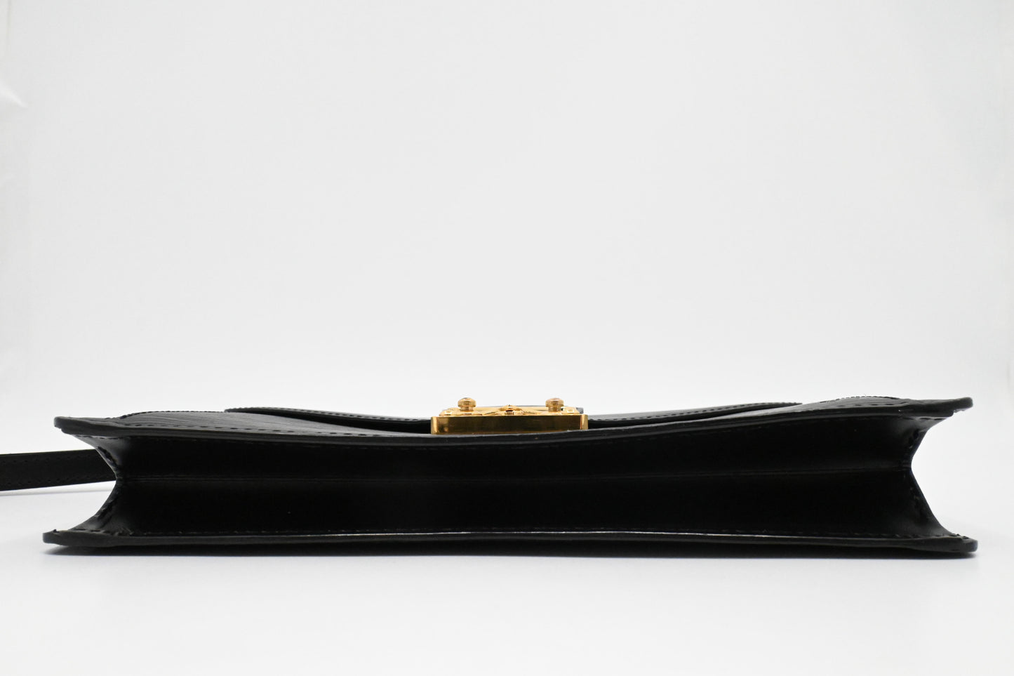Louis Vuitton Sellier Dragonne in Black Epi Leather