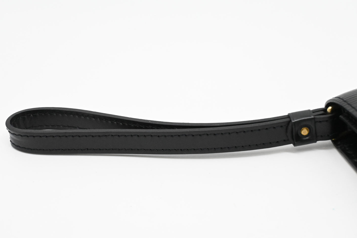 Louis Vuitton Sellier Dragonne in Black Epi Leather