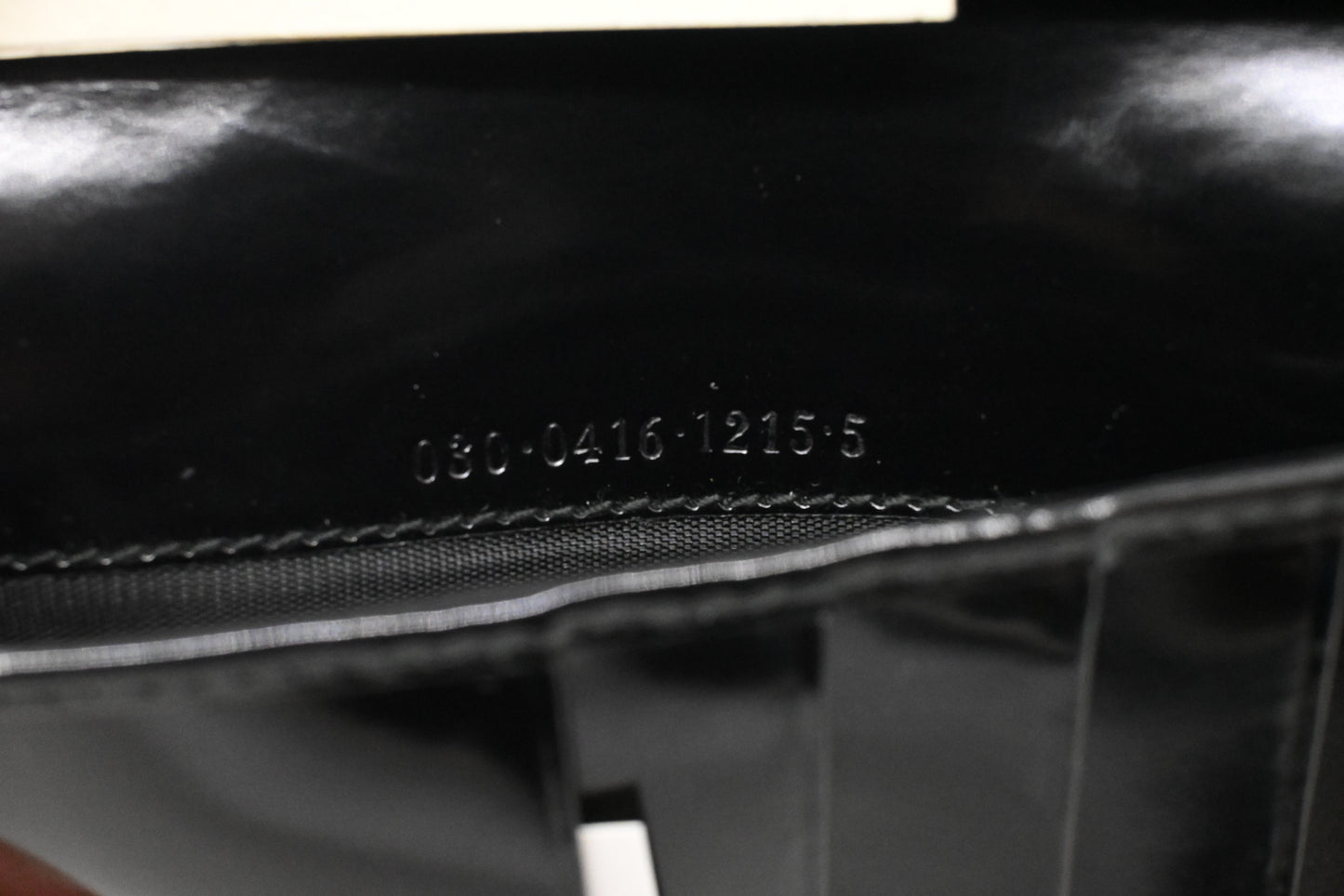 Gucci Bifold Wallet in Black Patent Leather