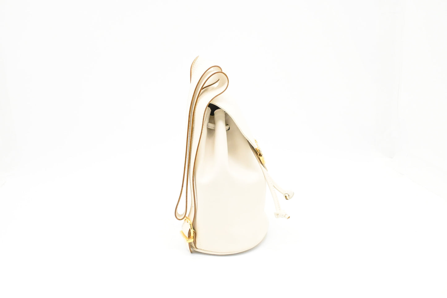 Ferragamo Backpack in White Leather