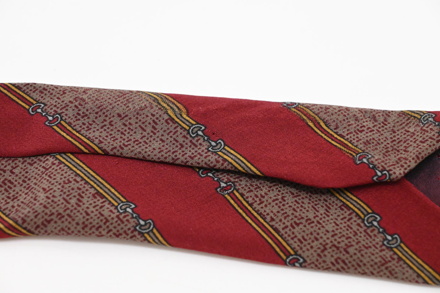 Celine Tie in Dark Red Silk