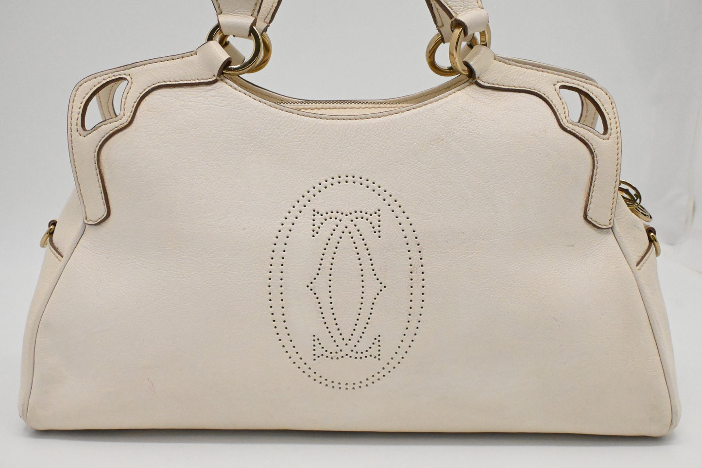 Cartier Marcello in White Leather