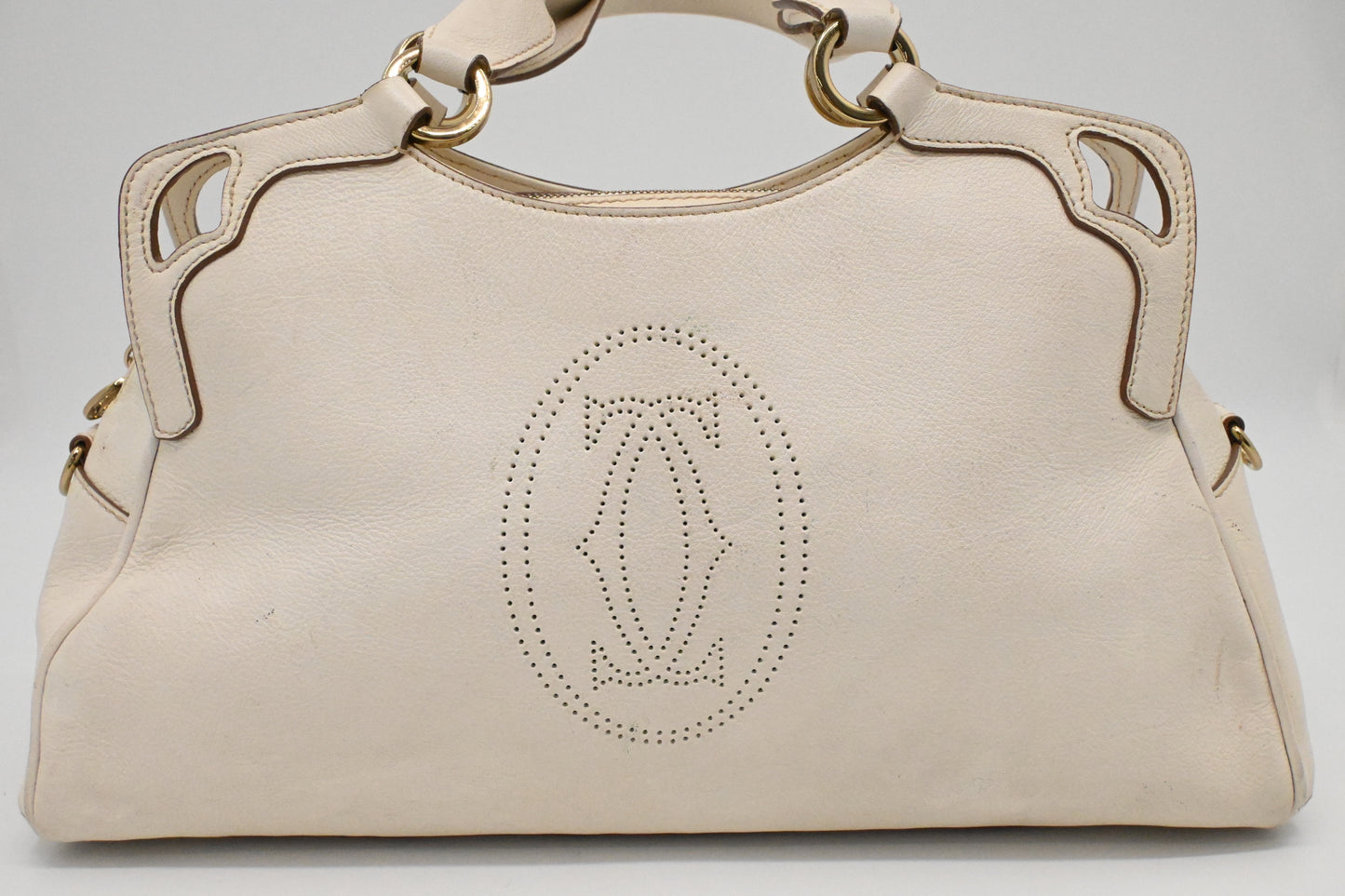 Cartier Marcello in White Leather