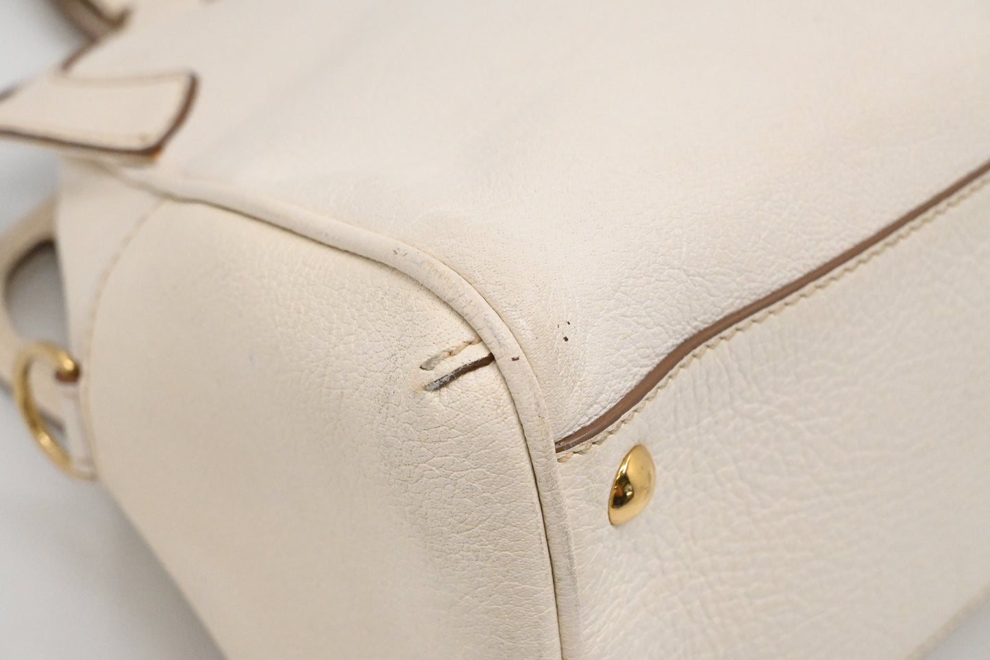 Cartier Marcello in White Leather