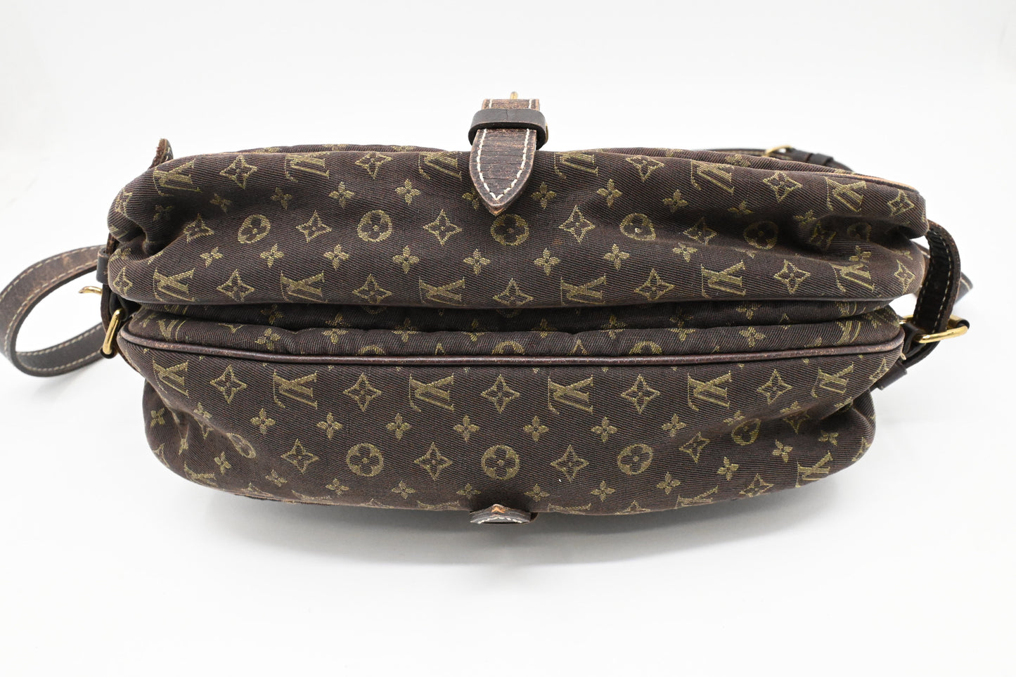 Louis Vuitton Saumur 30 in Fusain Minilin Canvas
